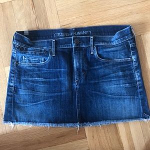 Citizens of humanity Daria mini skirt